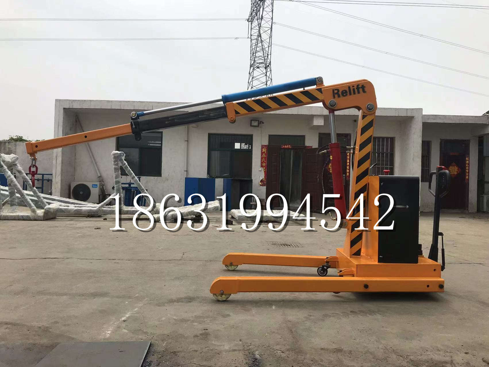 东丽区久征定做3吨三轮随车吊 农用园林绿化移树吊 平板工程用小吊机